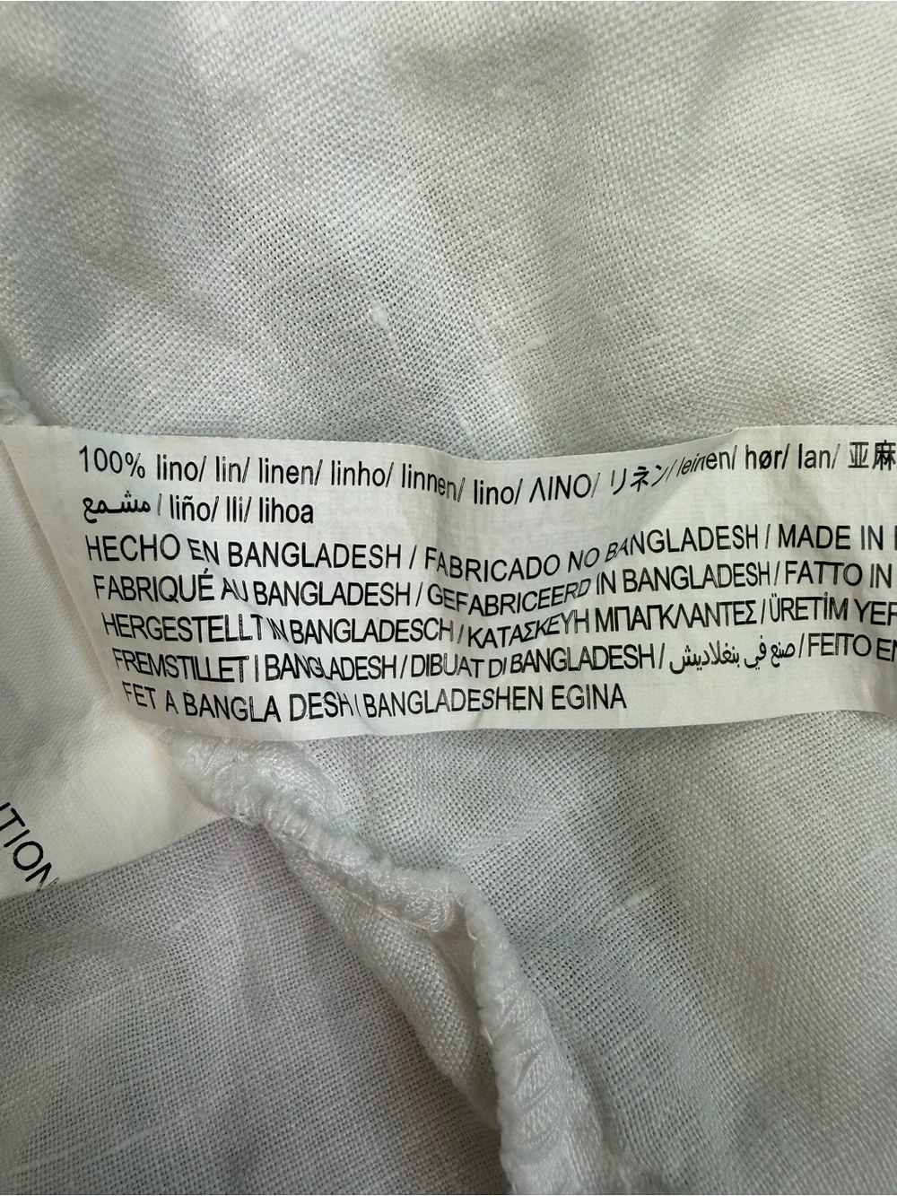 Zara lightweight white